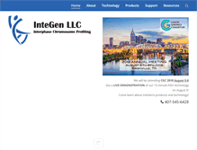 Tablet Screenshot of integenllc.com